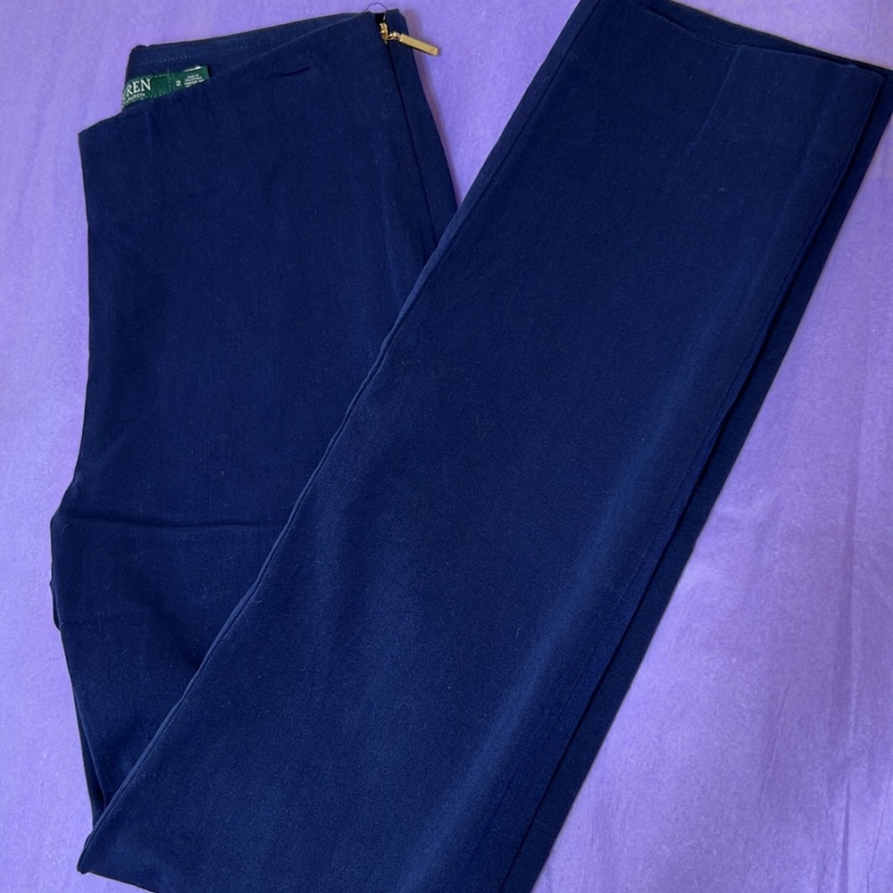 Lauren Ralph Lauren Twill Stretch Skinny Pants Size 2